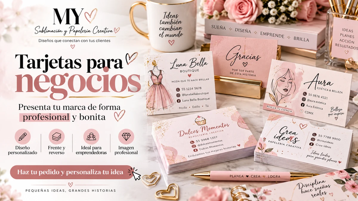 Ejemplos de tarjetas digitales para negocios y marcas personalizadas