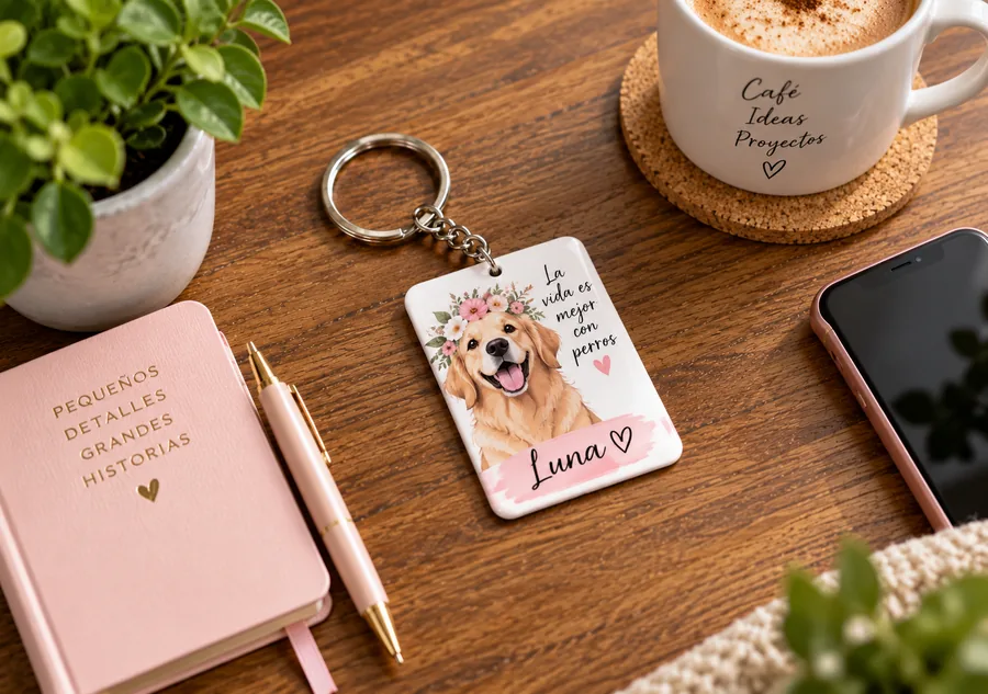Llavero personalizado realizado